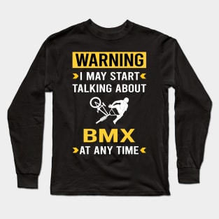 Warning BMX Long Sleeve T-Shirt